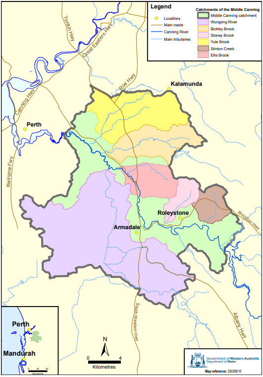 Middle Canning water allocation plan area
